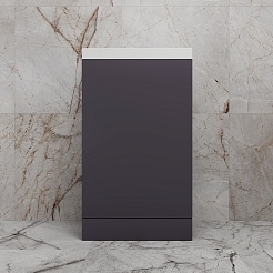 Style Line Тумба под раковину Моно 50 графит нубук – фотография-2